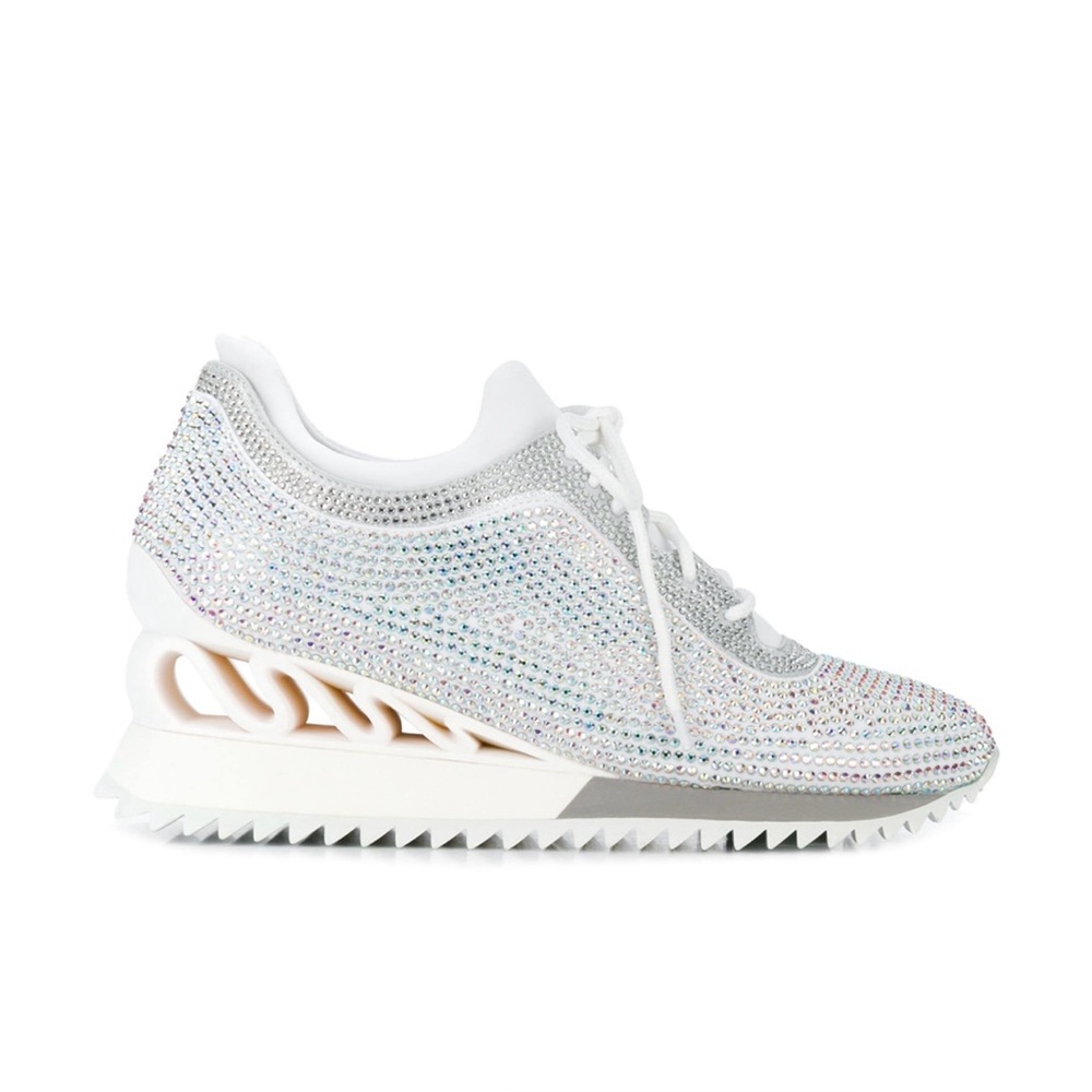 NWT Le Silla Reiko Wave wedge sneakers